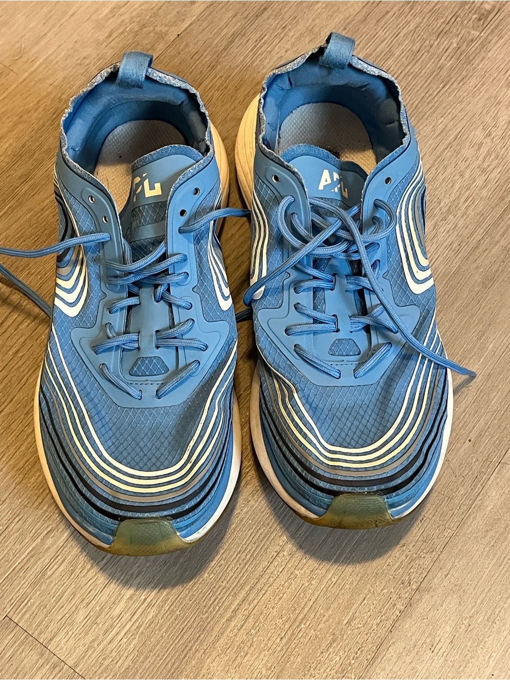 APL Blue and White Performance Running Shoes